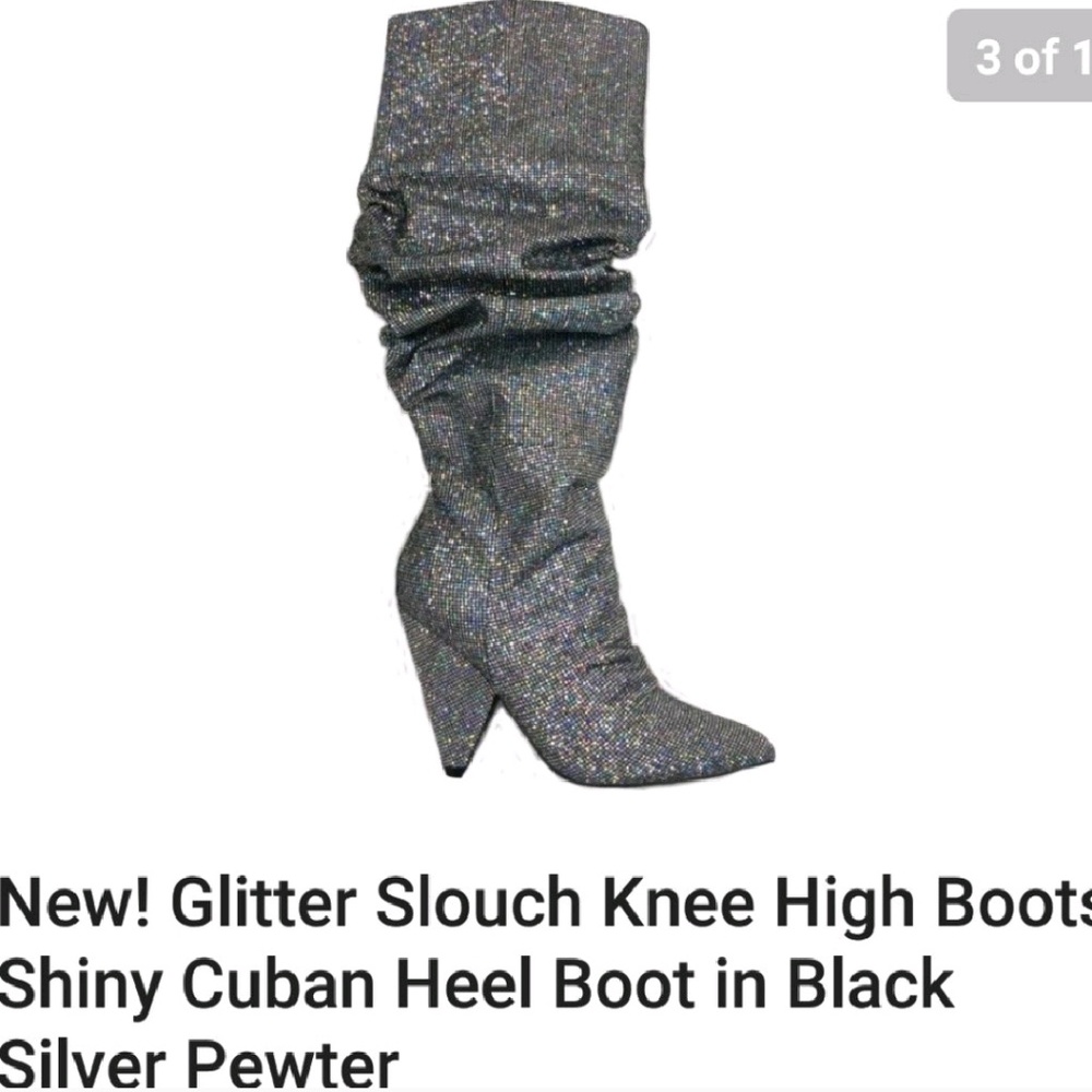 Fashion Glitter Boots